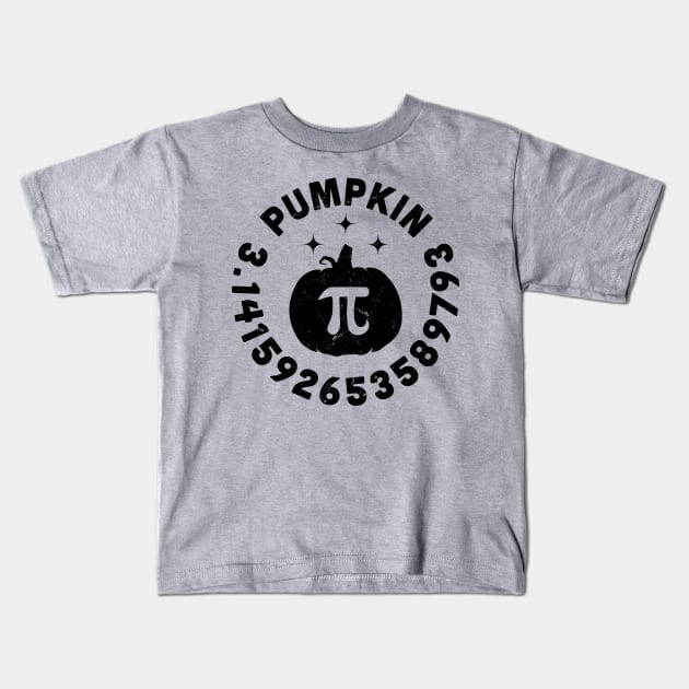 Pumpkin Pi Number 3.14 Pumpkin Pie Math Kids T-Shirt by OrangeMonkeyArt